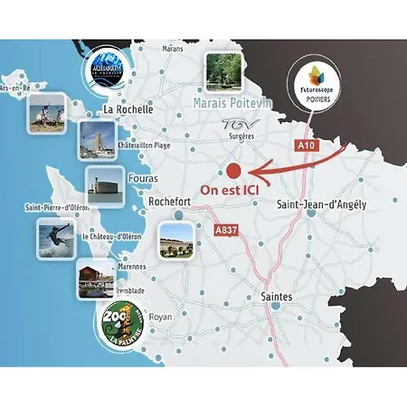 Mobil-home 3 Etoiles Parque de Campismo Genouille (Charente-Maritime)